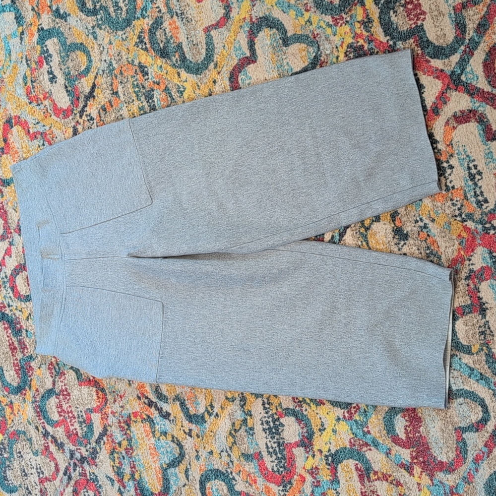 COS Gray Capri Pants Cotton Cashmere Blend Small